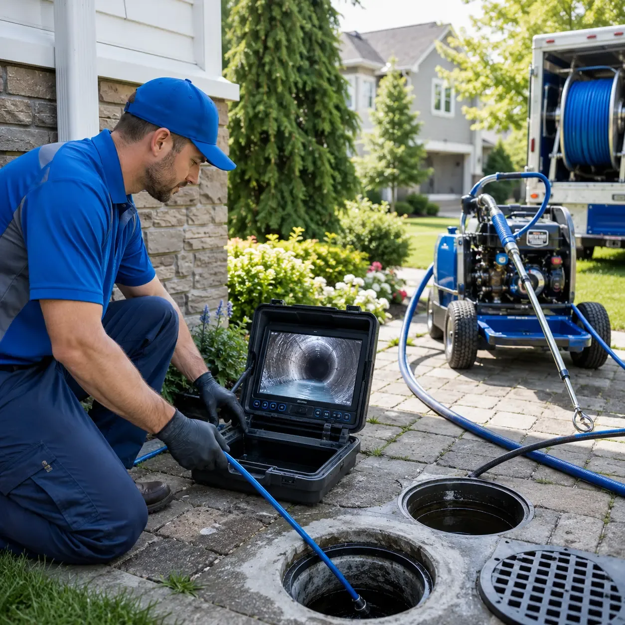 Outdoor drain cleaning professionals serving Kingston, OH
