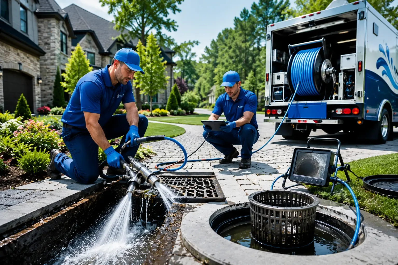 Local outdoor drain cleaning professionals in Kingston, OH
