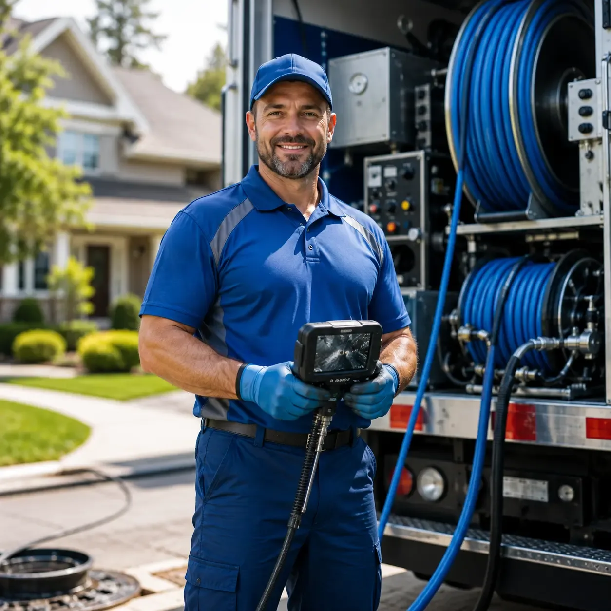Local outdoor drain cleaning specialists in Kingston, OH